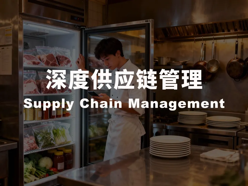 来之餐饮进销存采购库存与成本管理界面